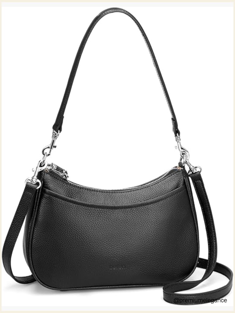 Genuine Leather Anti Theft Crossbody Bag Rfid Hobo Purse